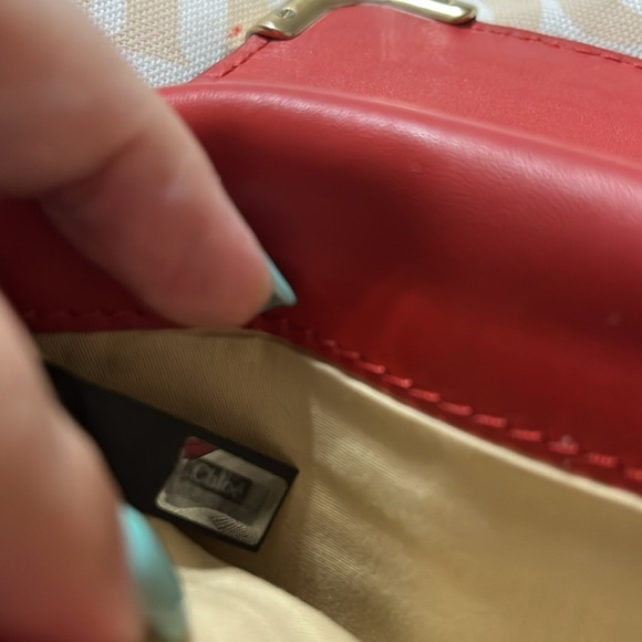 FINAL PRICE Chloé Marcie Continental Long wallet in soft red leather. - Picture 10 of 16